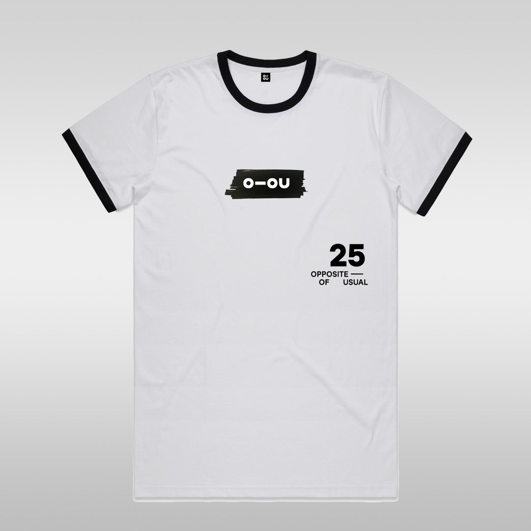 O-OU | OPPOSITE OF USUAL 25 TEE
