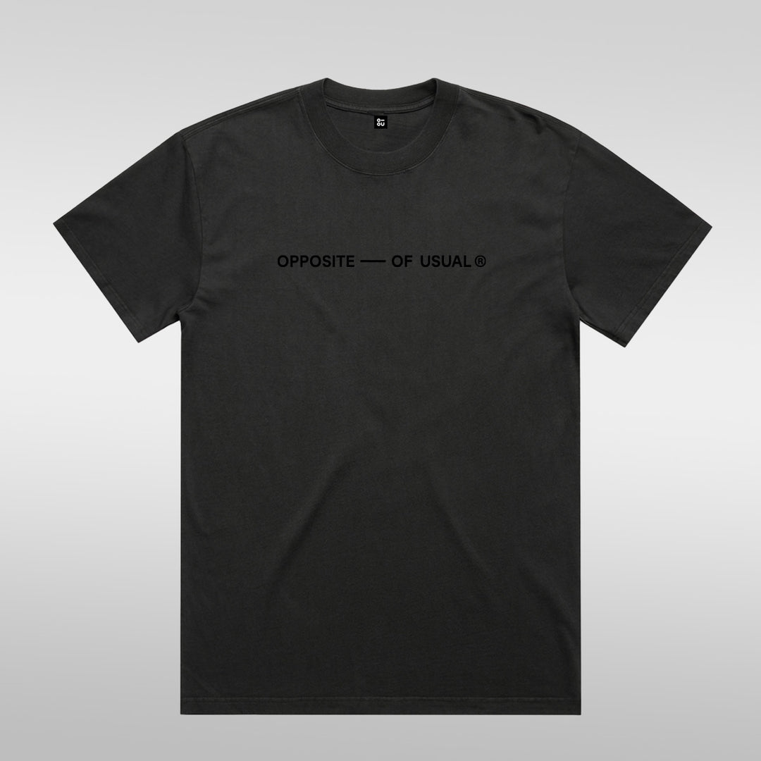 O-OU | Opposite of Usual Black Faded Black-Out